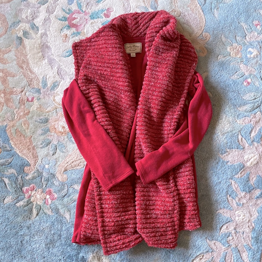 Red sweater